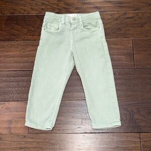 Zara Green Jeans Girls size 3